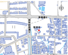 廬元坊の墓周辺の地図詳細は以下
