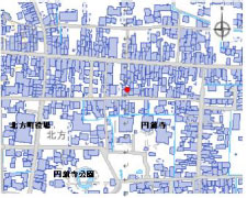 神輿(石町)の位置図詳細は以下