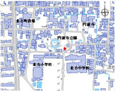 薬師如来木像の位置図詳細は以下