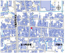 卯建の位置図詳細は以下