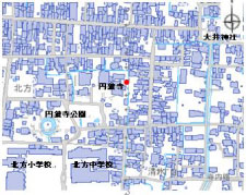 涅槃像図の位置図詳細は以下