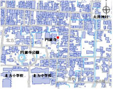 愛染明王像(天蓋付)の位置図詳細は以下