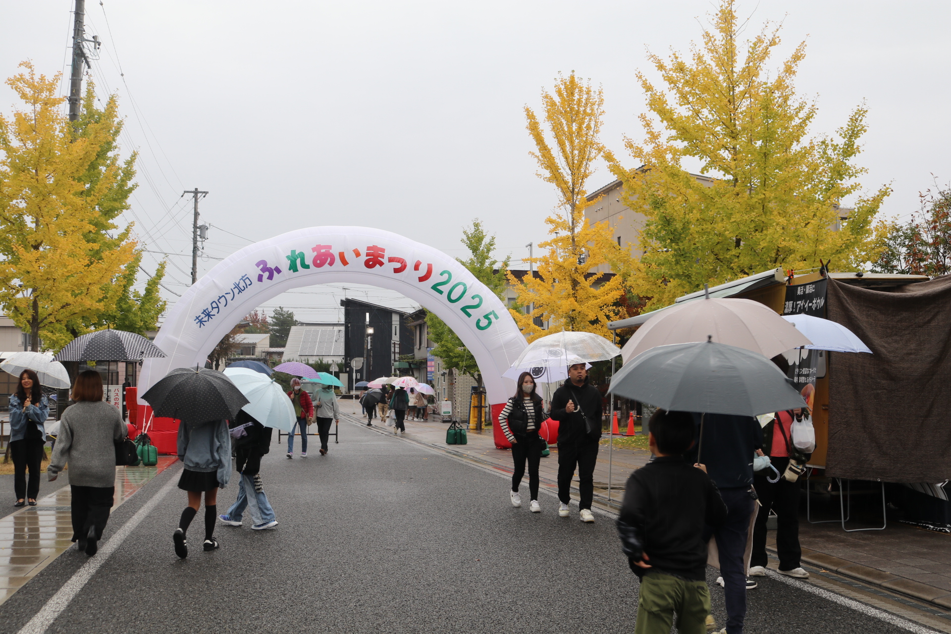 未来タウン北方ふれあいまつりの様子