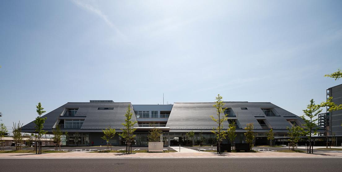 北方町庁舎正面